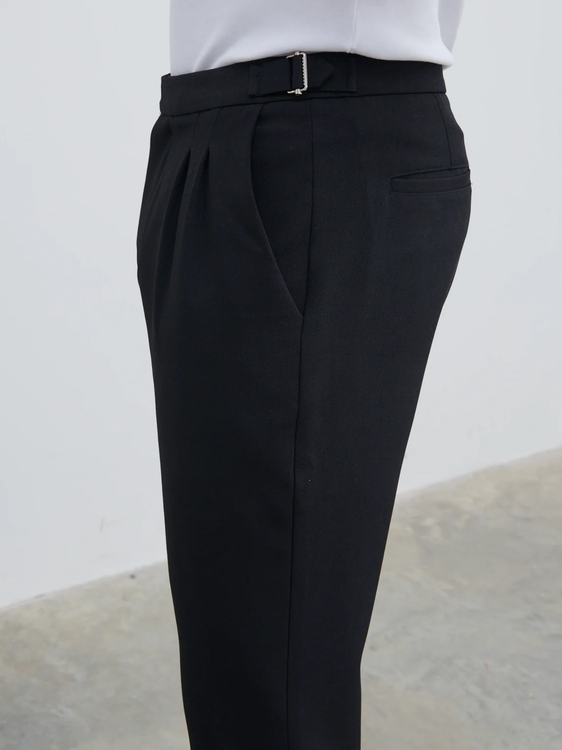 Axton Tailored Trousers - Black - Image 3