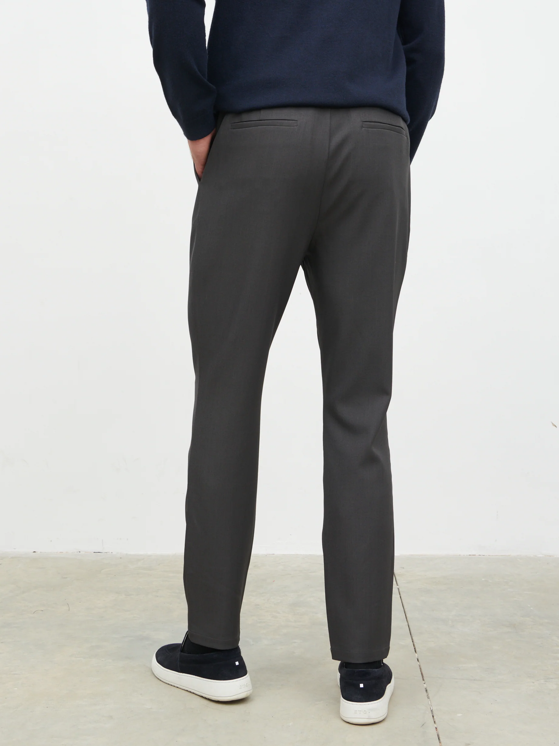 Axton Tailored Trousers - Charcoal - Image 5