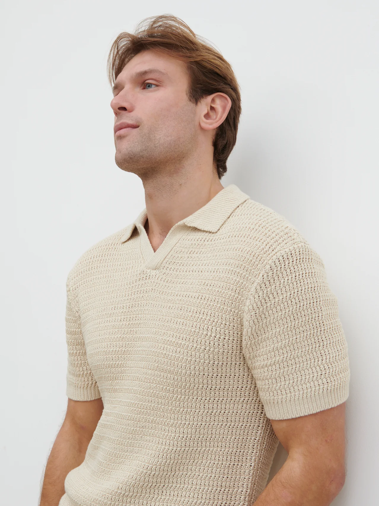 Charles Crochet Polo - Stone - Image 2