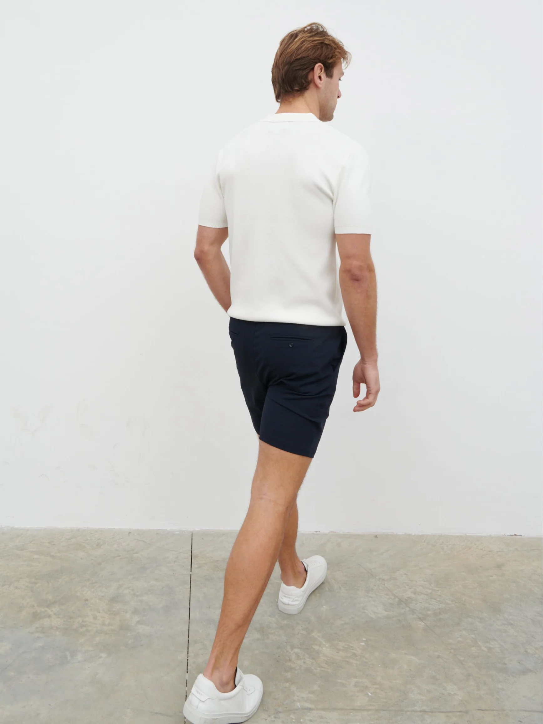 Freddie Smart Shorts - Navy - Image 6