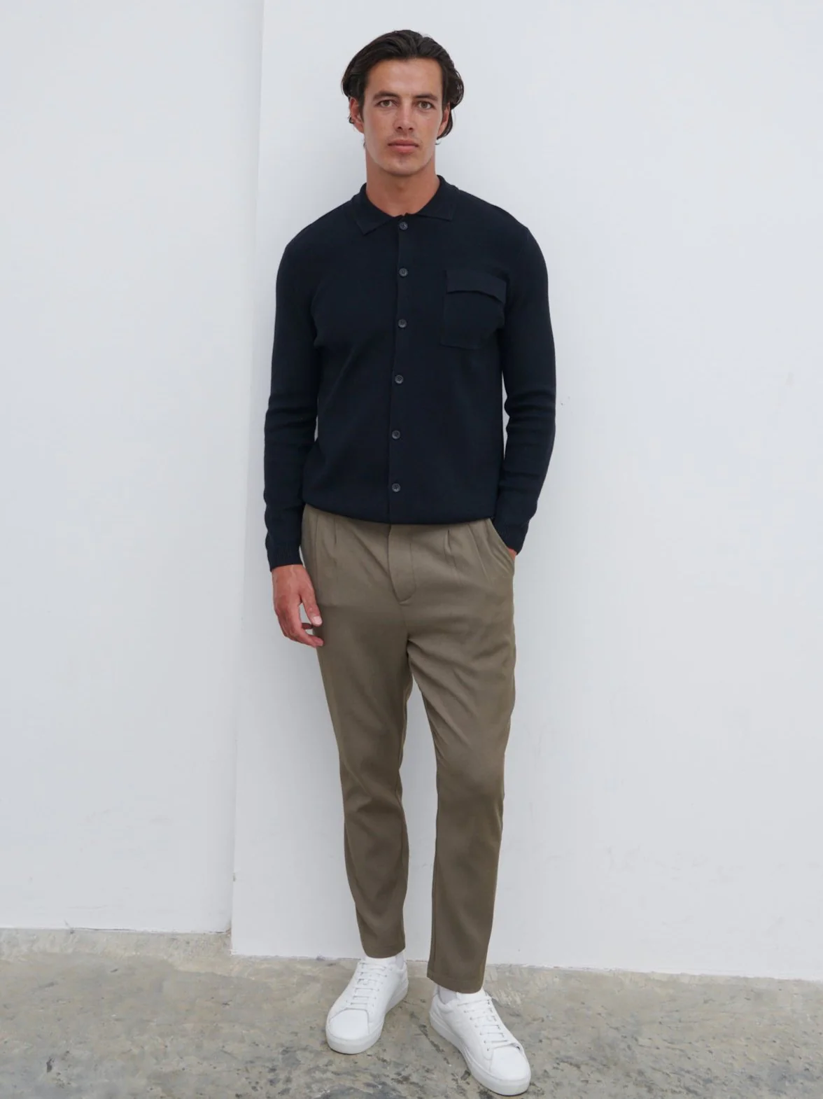 Koen Knitted Shirt - Black - Image 3