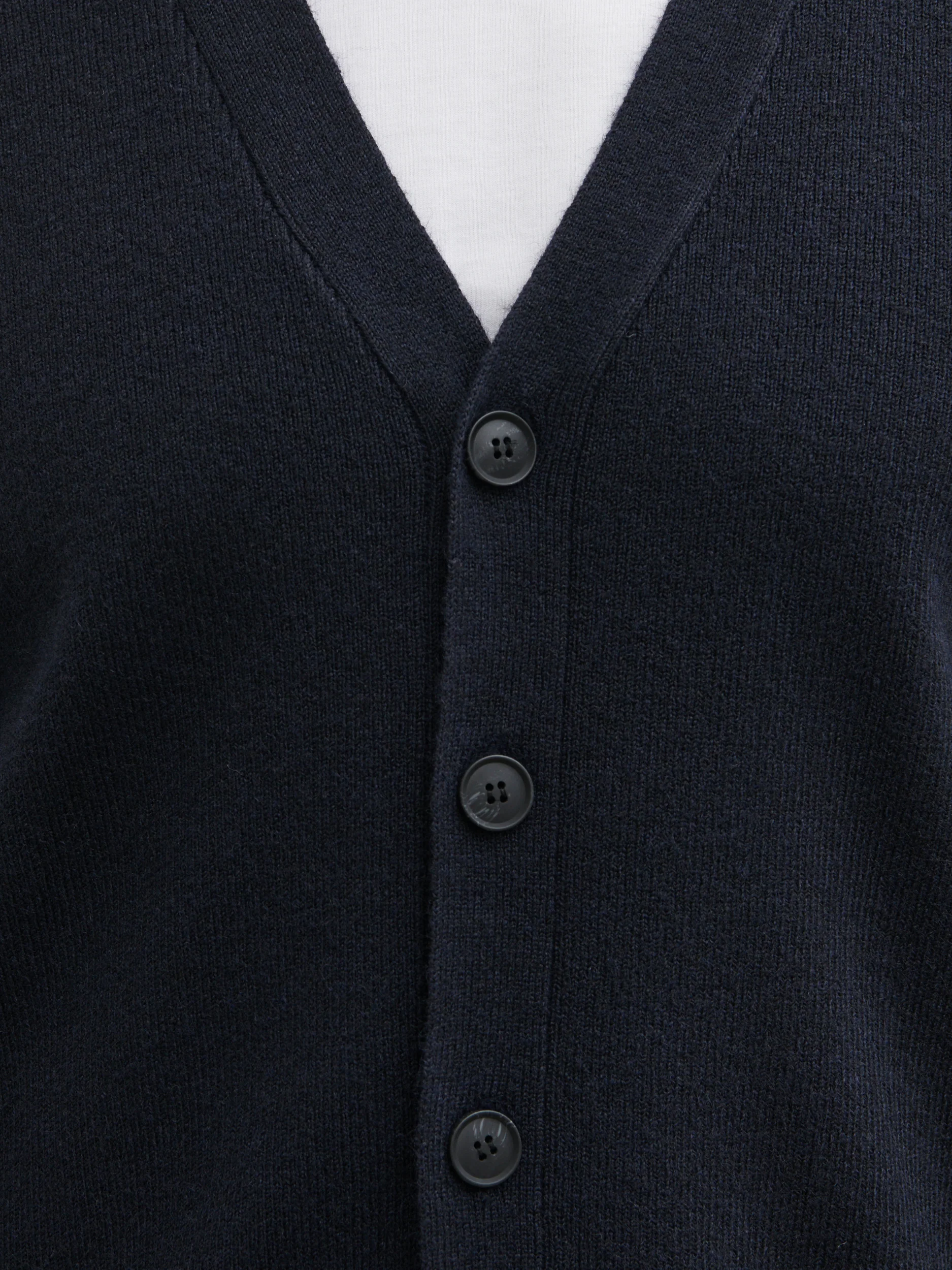 Louis Button Down Cardigan - Navy - Image 3