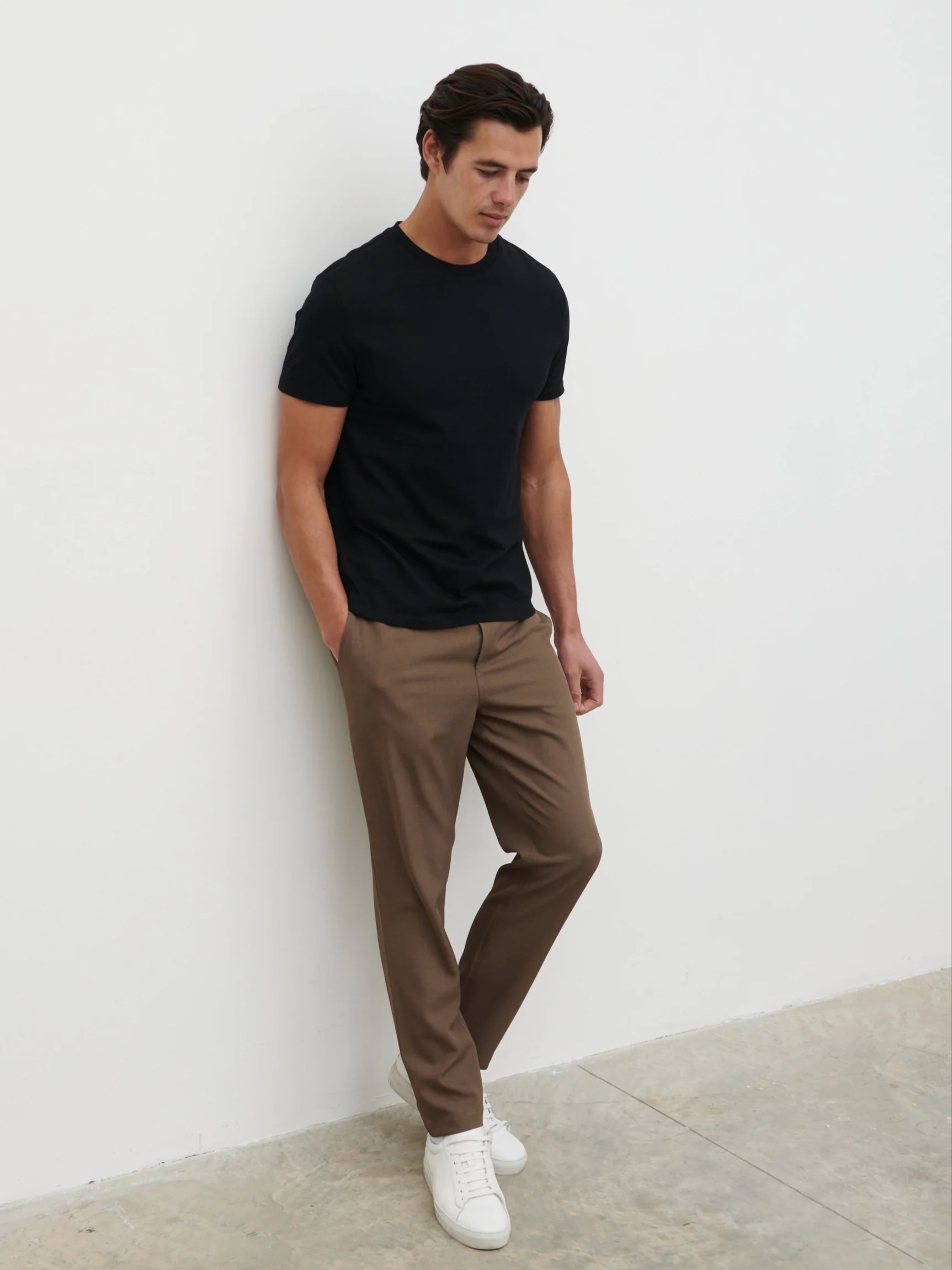 Rome Slim Fit T-Shirts 3 Pack - Black - Image 5