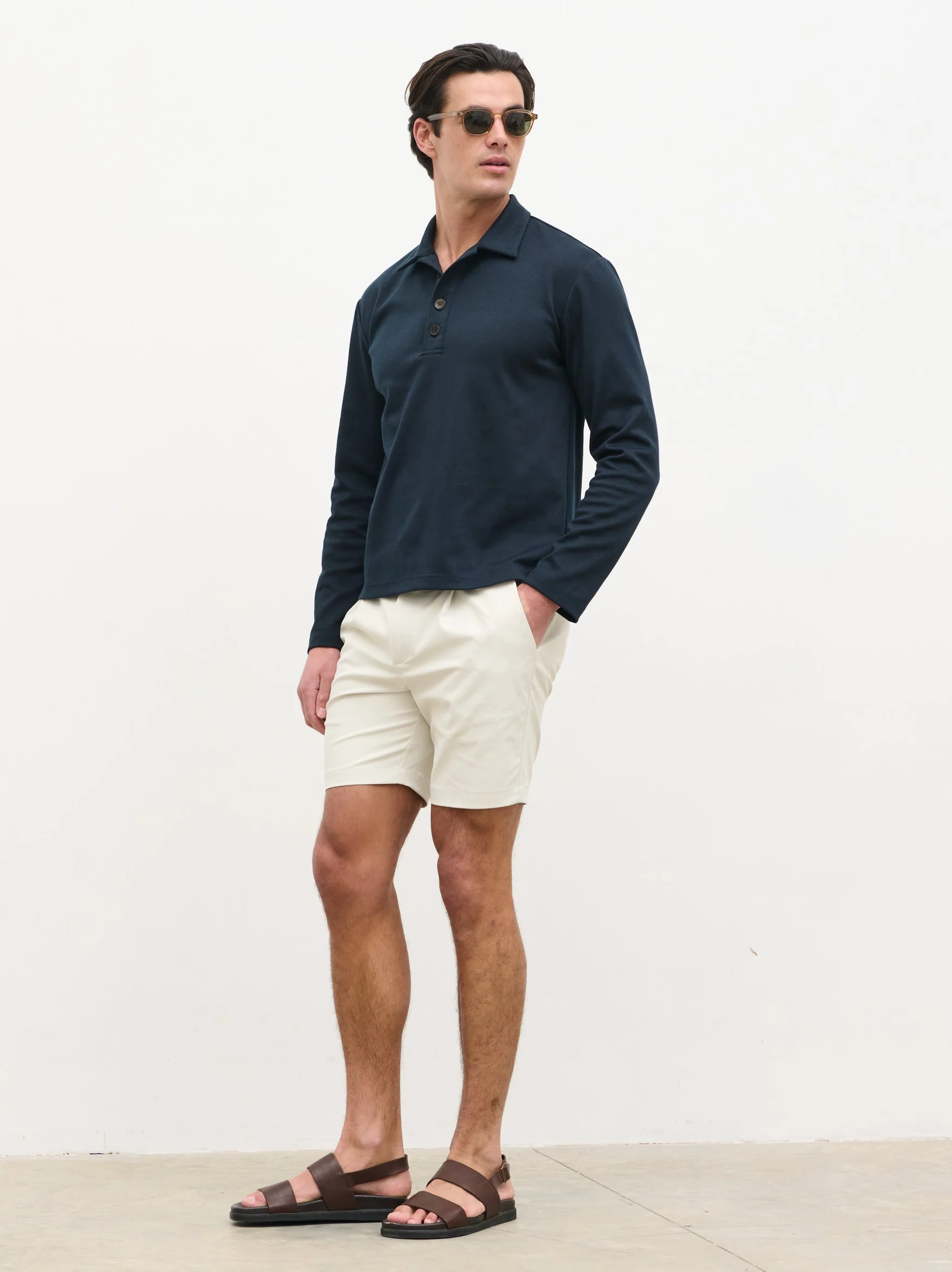 Sol Chino Shorts - Light Stone - Image 6